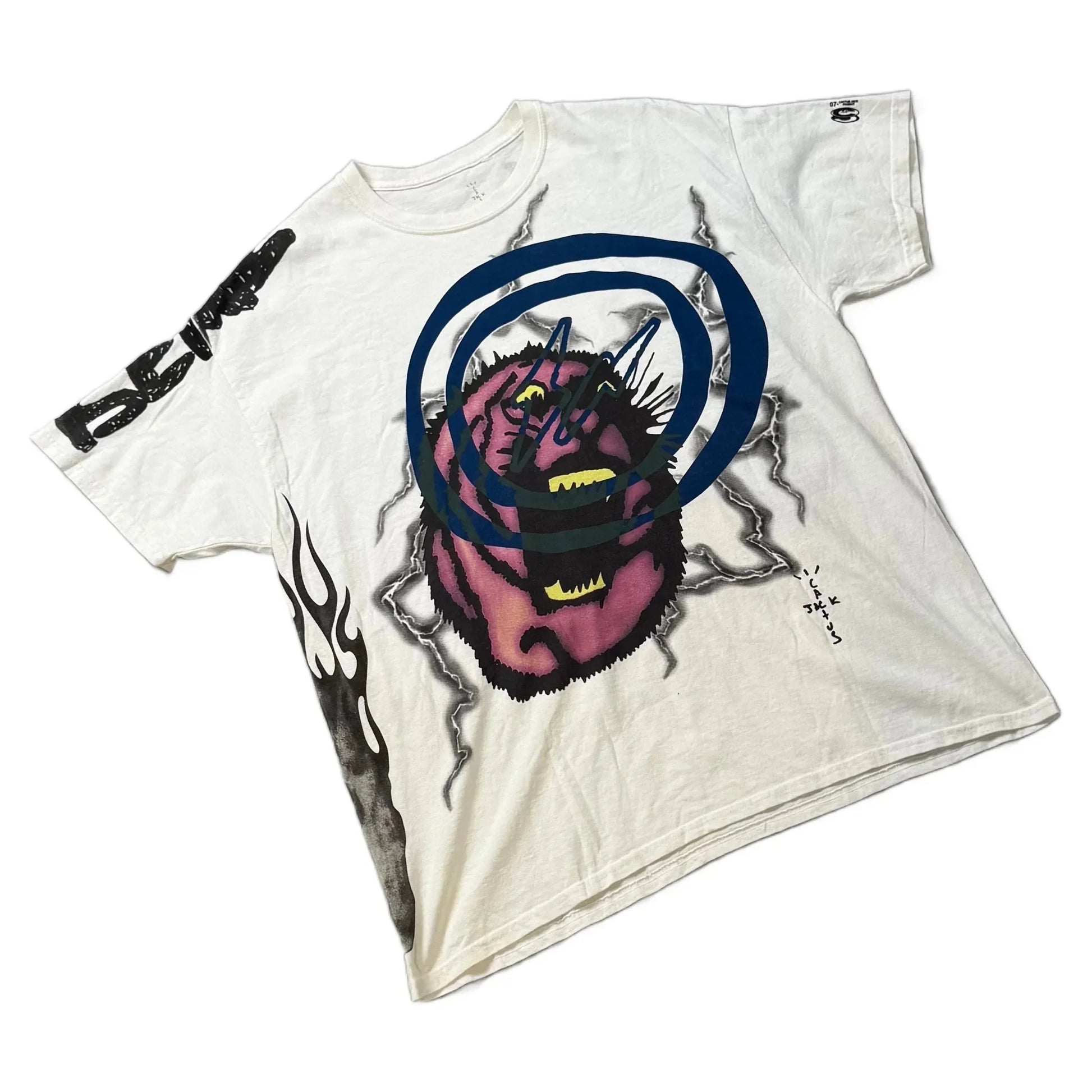 White Travis Scott Tee - L | The Streetwear Studio