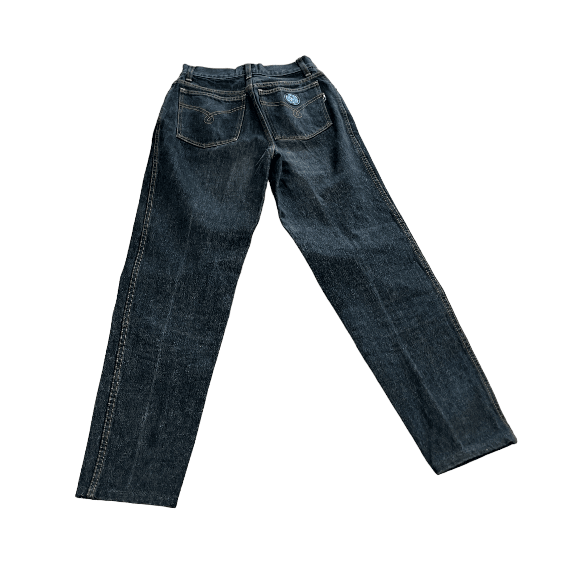 Women’s Vintage 90s Black Moschino Jeans - Size 28 - The Streetwear Studio