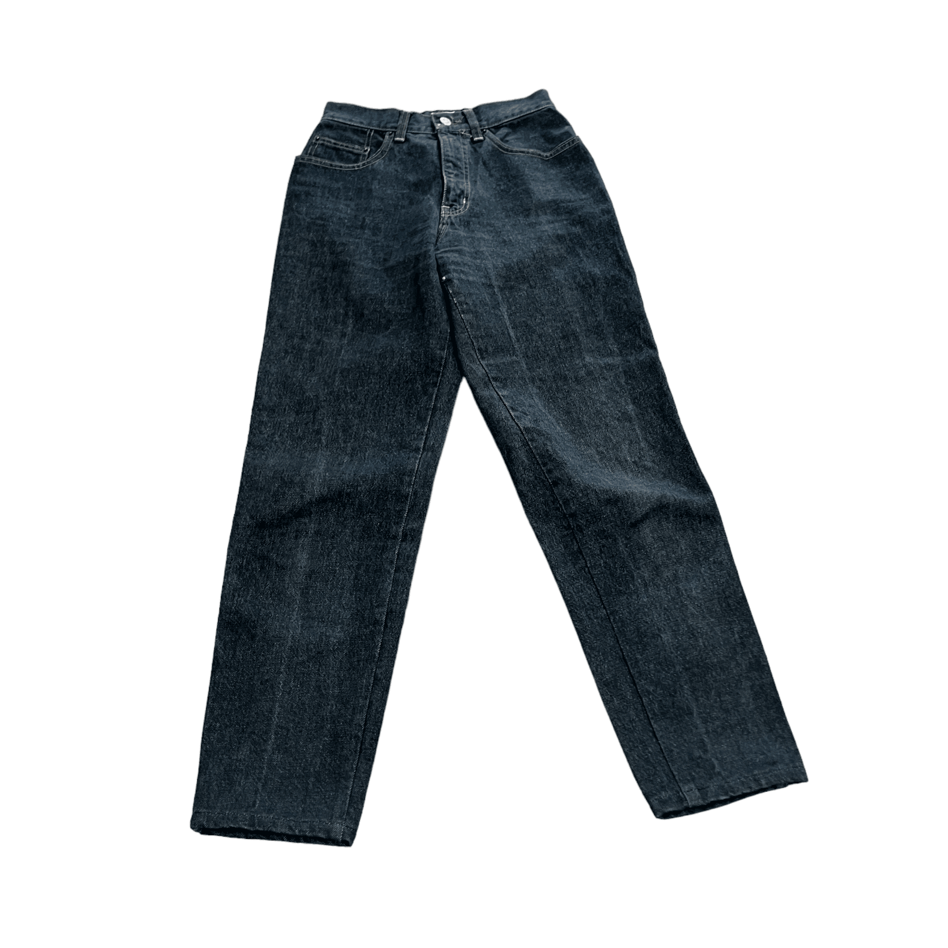 Women’s Vintage 90s Black Moschino Jeans - Size 28 - The Streetwear Studio