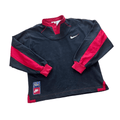 Women’s Vintage 90s Black + Red Nike Sweatshirt - Large - The Streetwear Studio