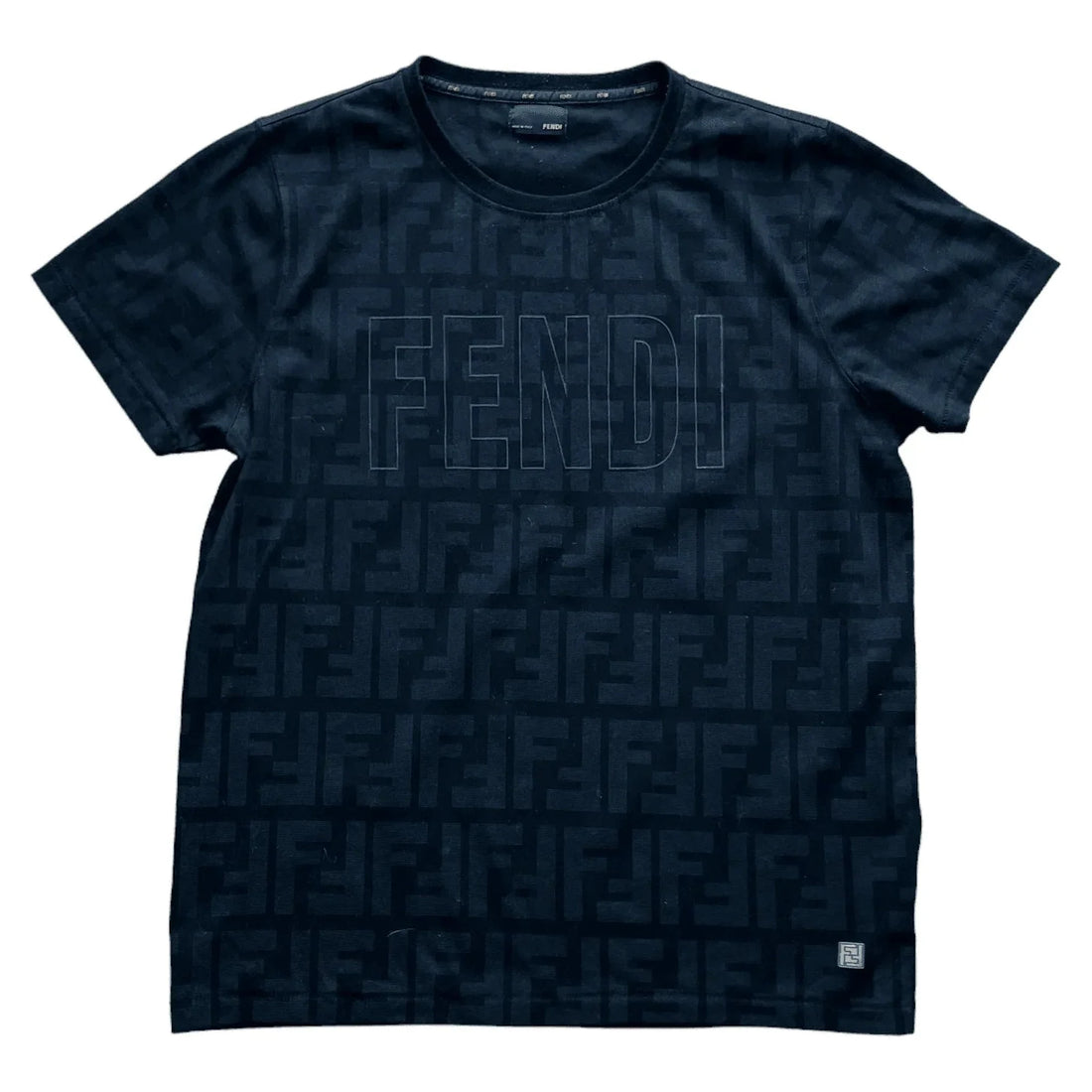 Women’s Vintage Black Fendi Tee - L | The Streetwear Studio