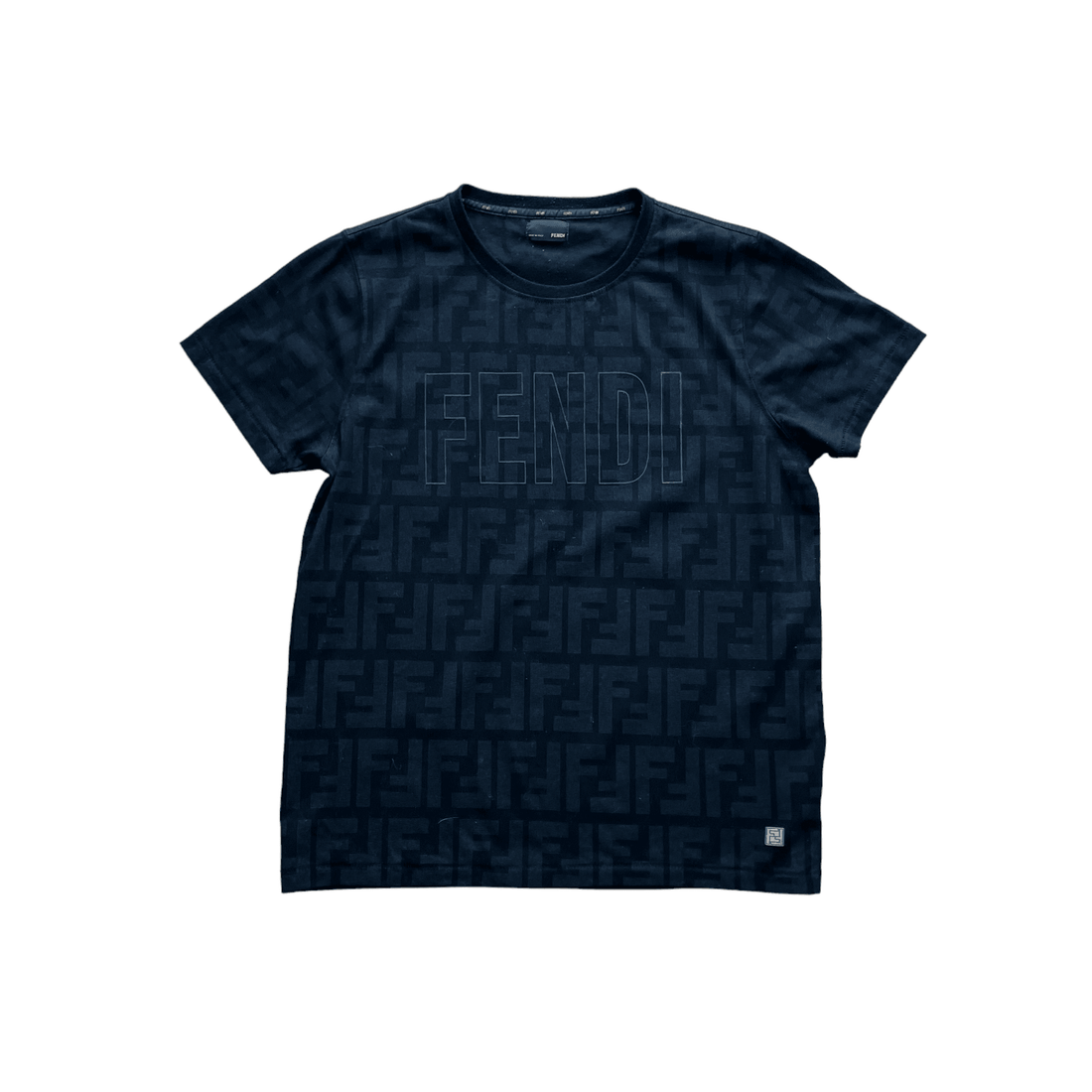 Women’s Vintage Black Fendi Tee - Large - The Streetwear Studio