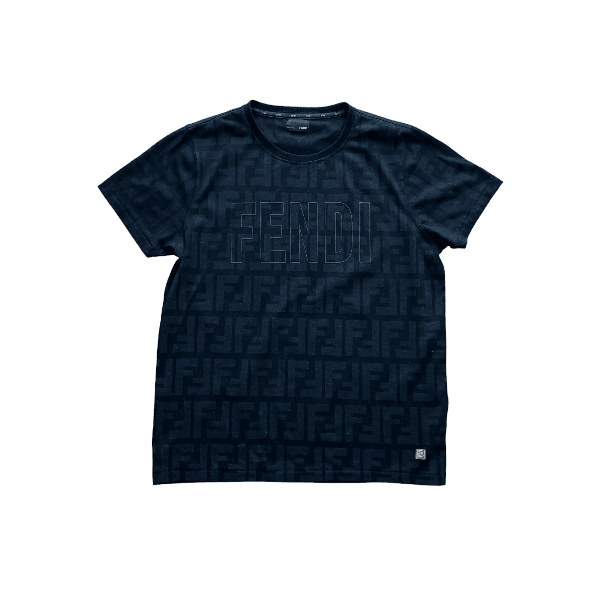 Women’s Vintage Black Fendi Tee - Large - The Streetwear Studio