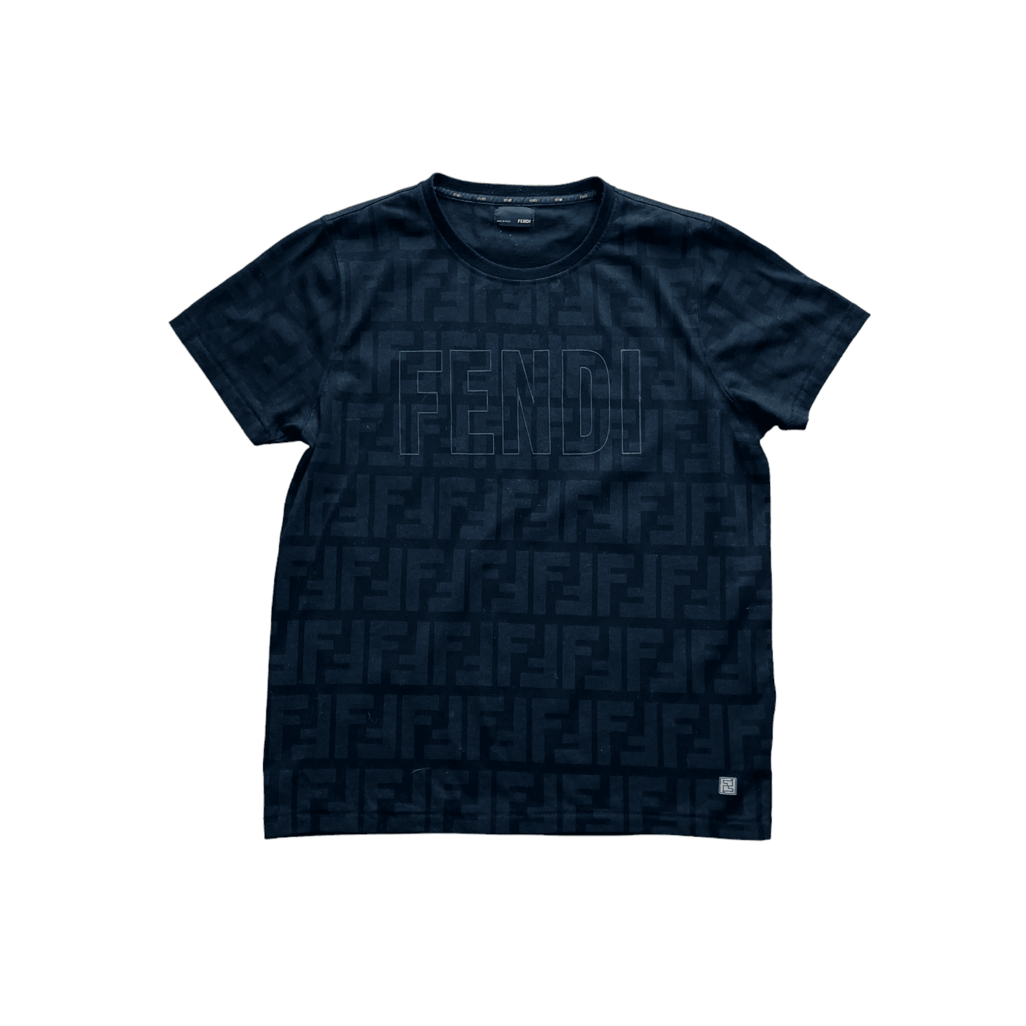 Women’s Vintage Black Fendi Tee - Large - The Streetwear Studio