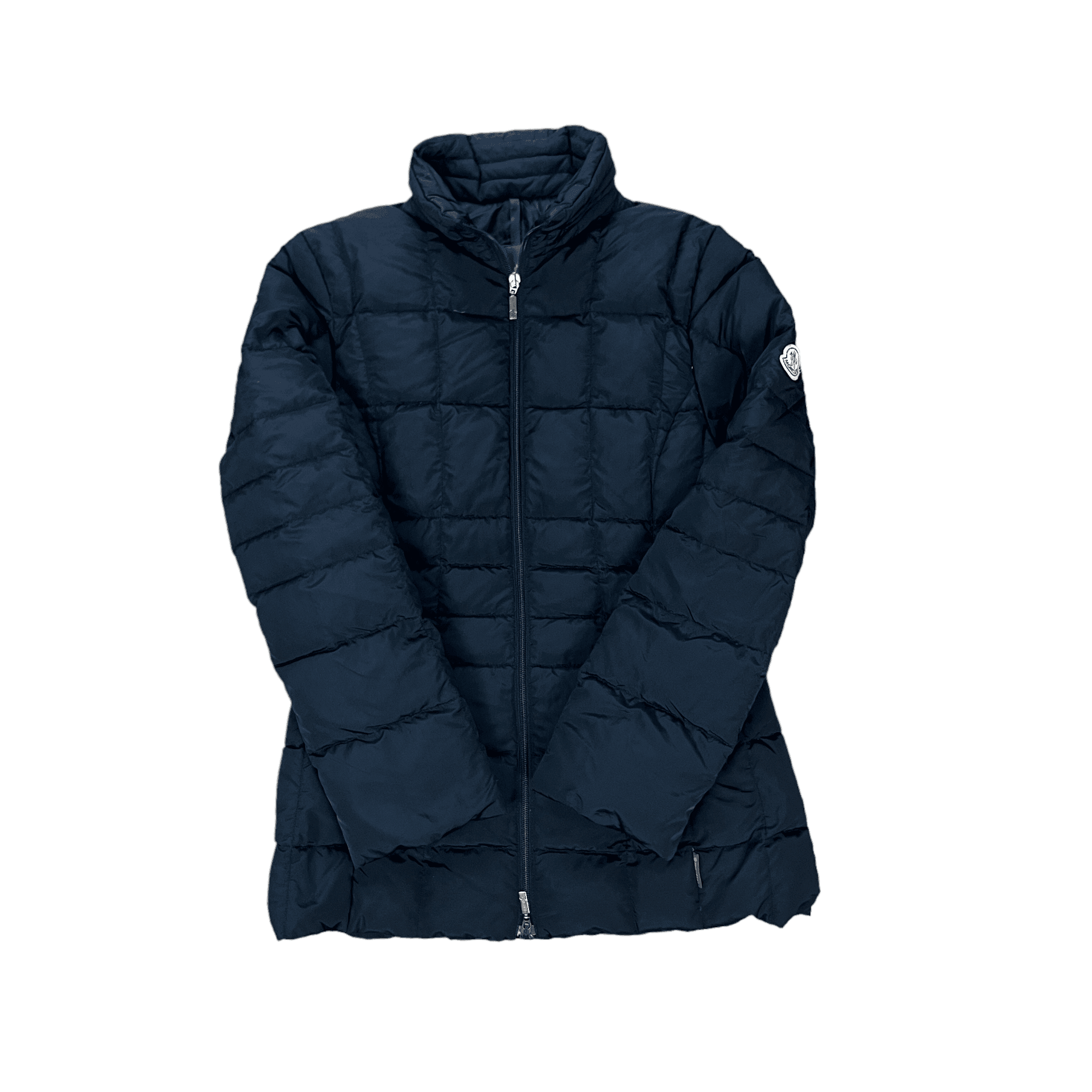 Women’s Vintage Black Moncler Puffer Coat - Small (1) - The Streetwear Studio