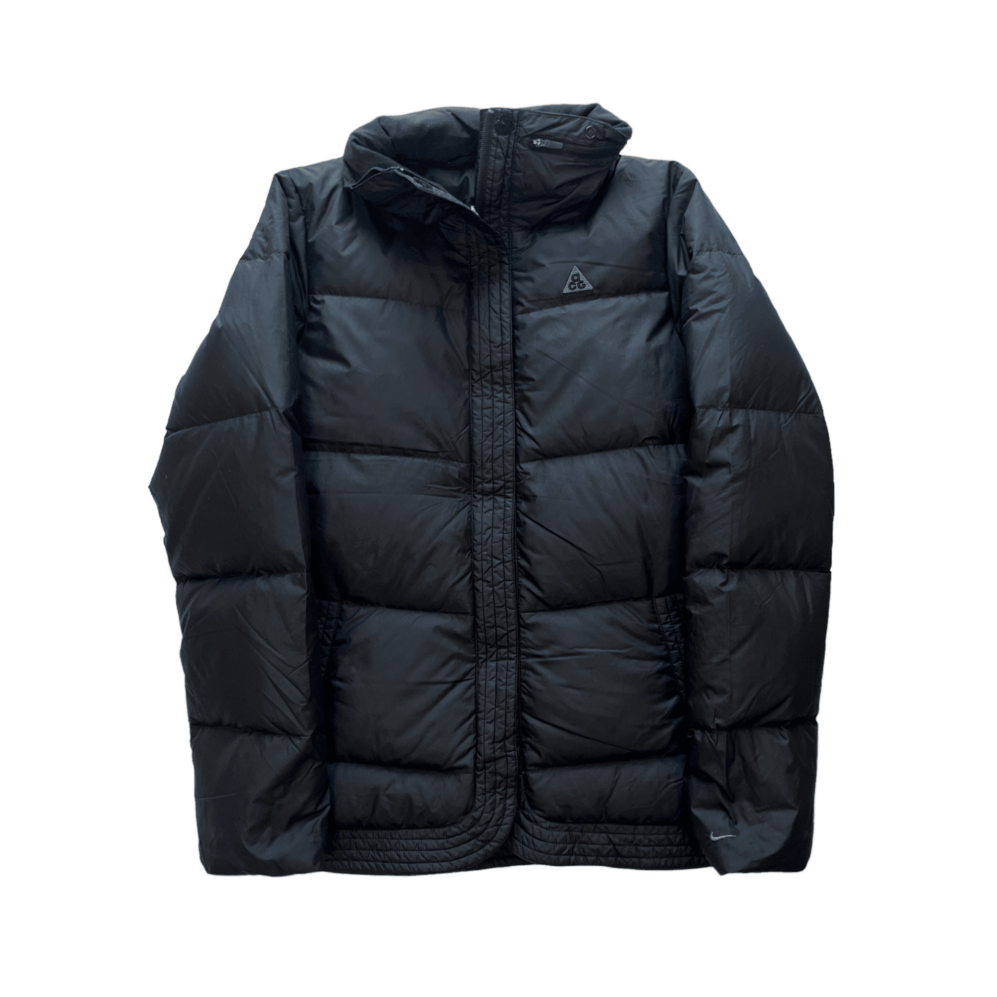 Women’s Vintage Black Nike ACG Puffer Coat - Small - The Streetwear Studio