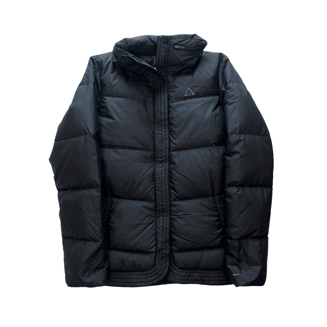 Women’s Vintage Black Nike ACG Puffer Coat - Small - The Streetwear Studio