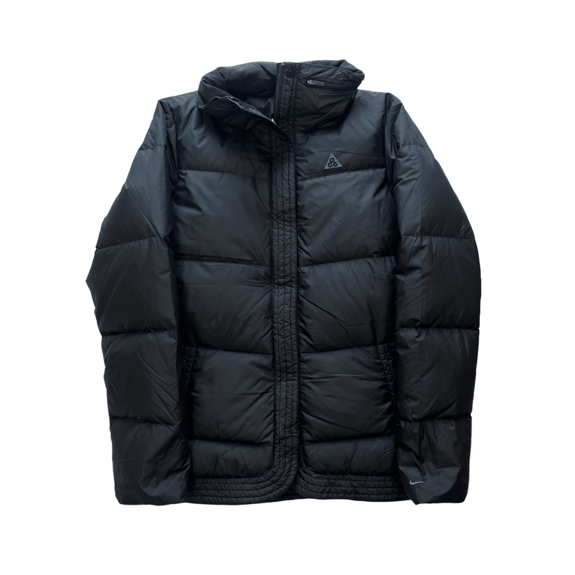 Women’s Vintage Black Nike ACG Puffer Coat - Small - The Streetwear Studio