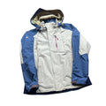 Women’s Vintage Cream + Blue Montbell Waterproof Jacket - Medium - The Streetwear Studio
