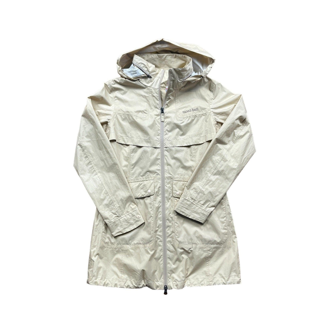 Women's Vintage Cream Montbell Waterproof Jacket - Small - The Streetwear Studio