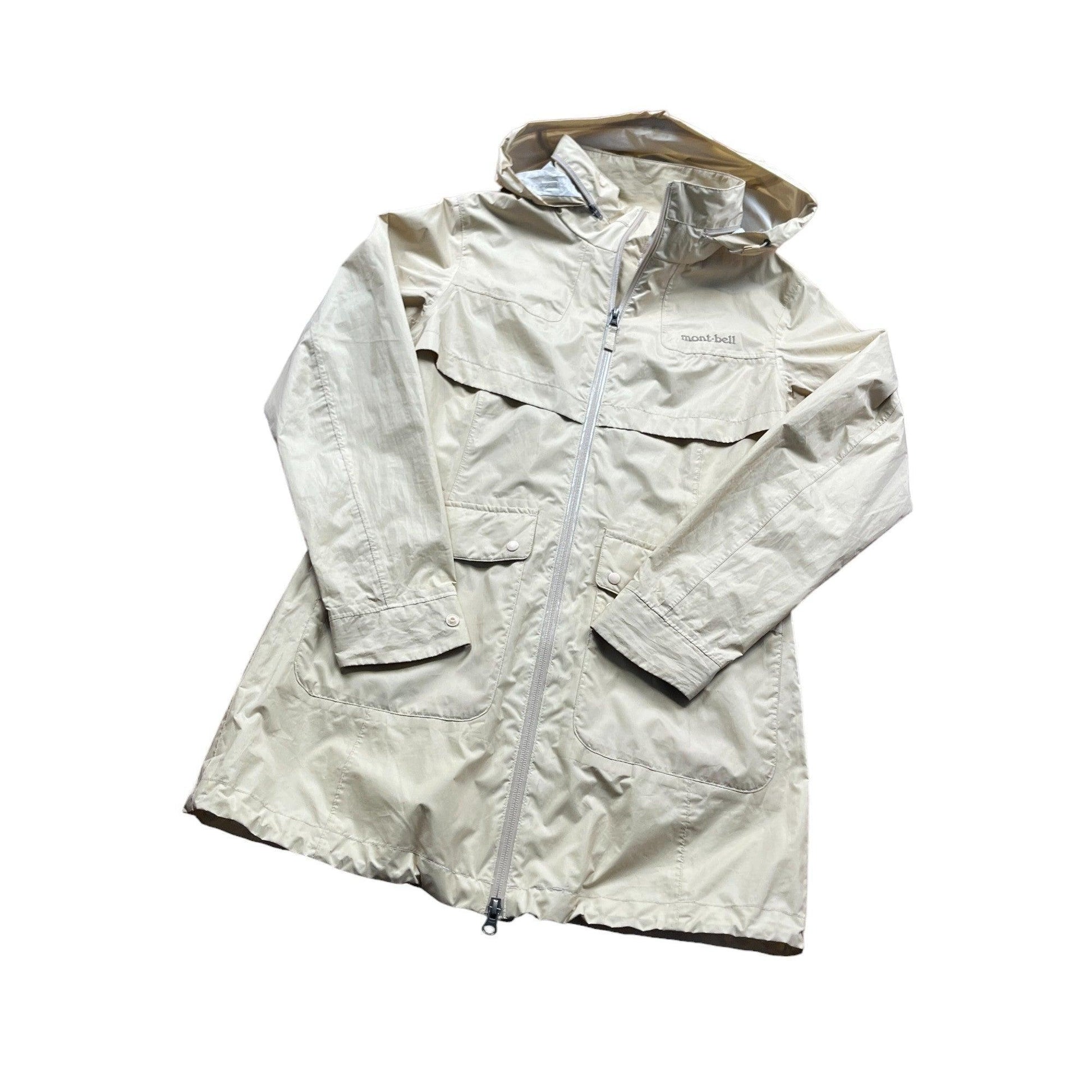 Women's Vintage Cream Montbell Waterproof Jacket - Small - The Streetwear Studio