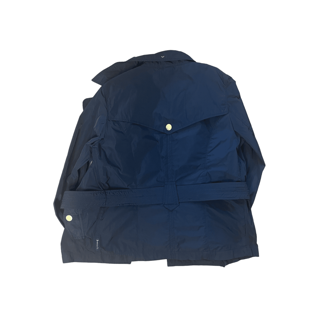 Women’s Vintage Navy Blue Armani Jeans Jacket - Medium (8) - The Streetwear Studio
