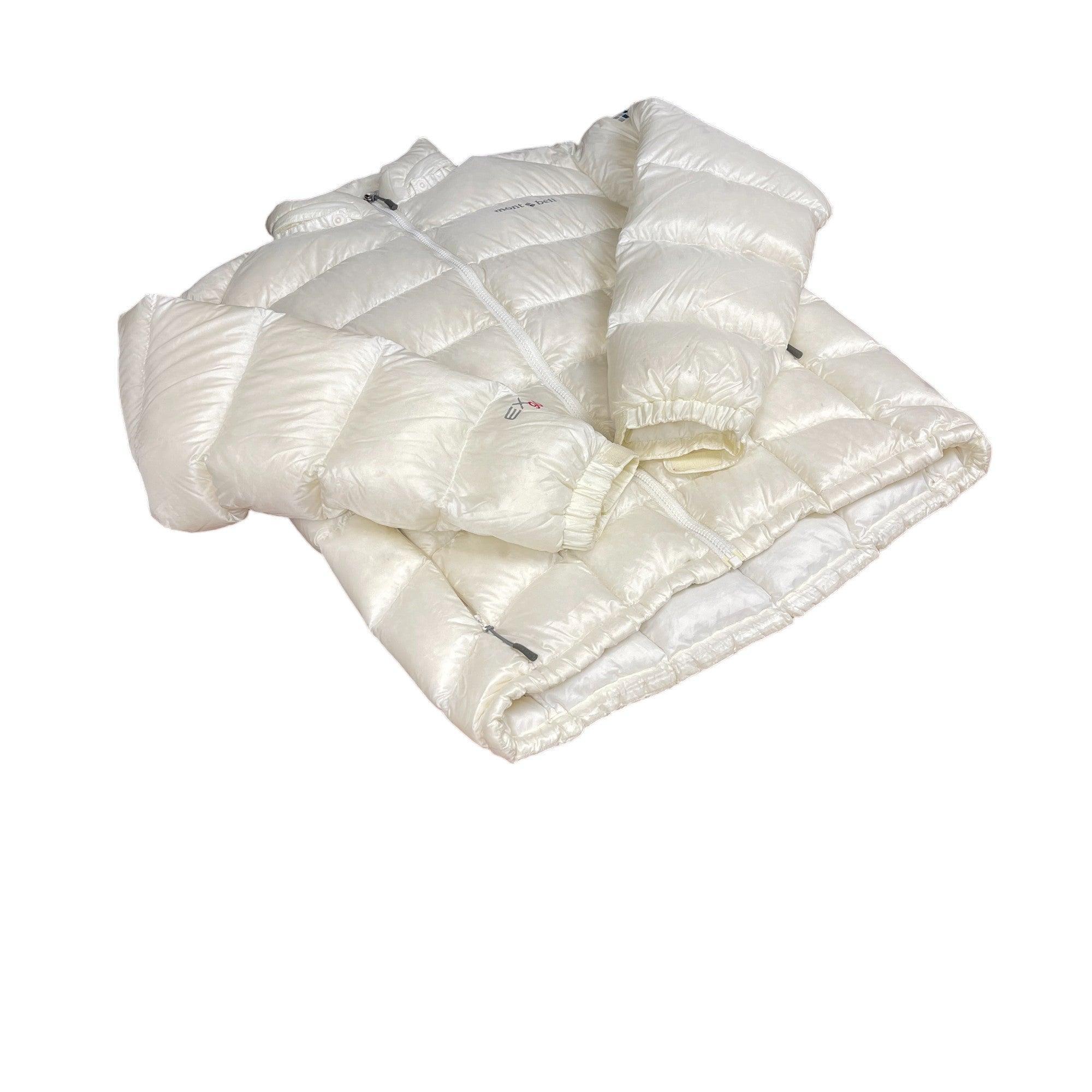 Women’s Vintage White Montbell Puffer Coat - Large - The Streetwear Studio