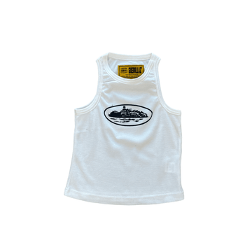 Women’s White Corteiz Crop Top - The Streetwear Studio