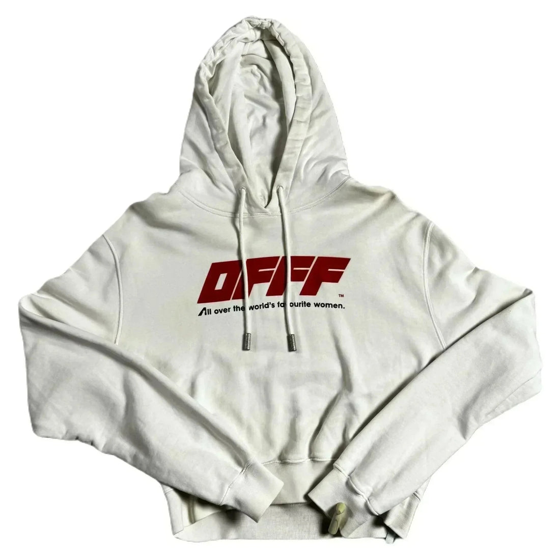 Women's White Off-White Hoodie - M | The Streetwear Studio