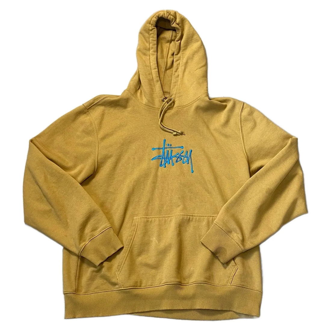 Yellow Stussy Hoodie - XL | The Streetwear Studio