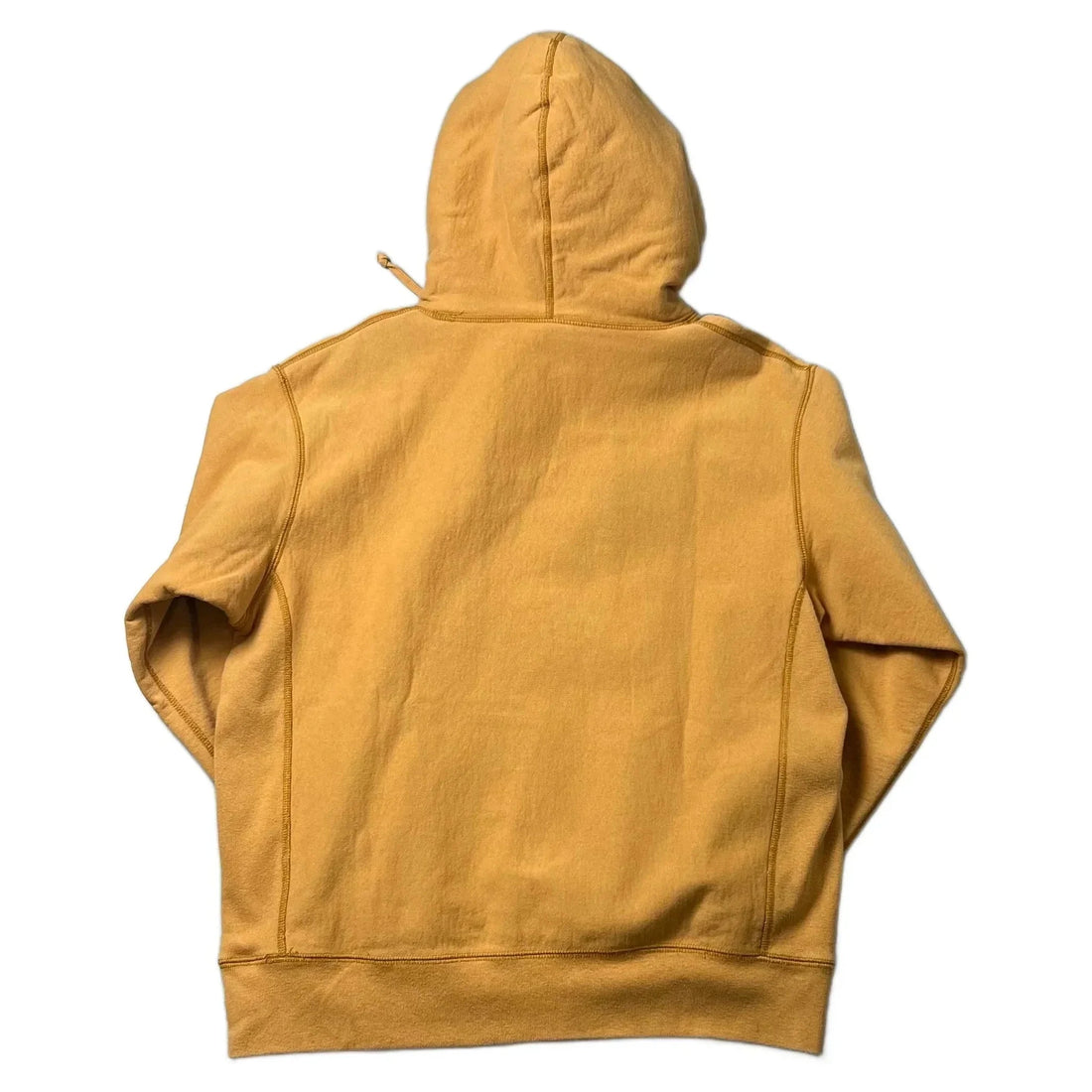 Yellow Supreme Box Logo Hoodie - M | The Streetwear Studio