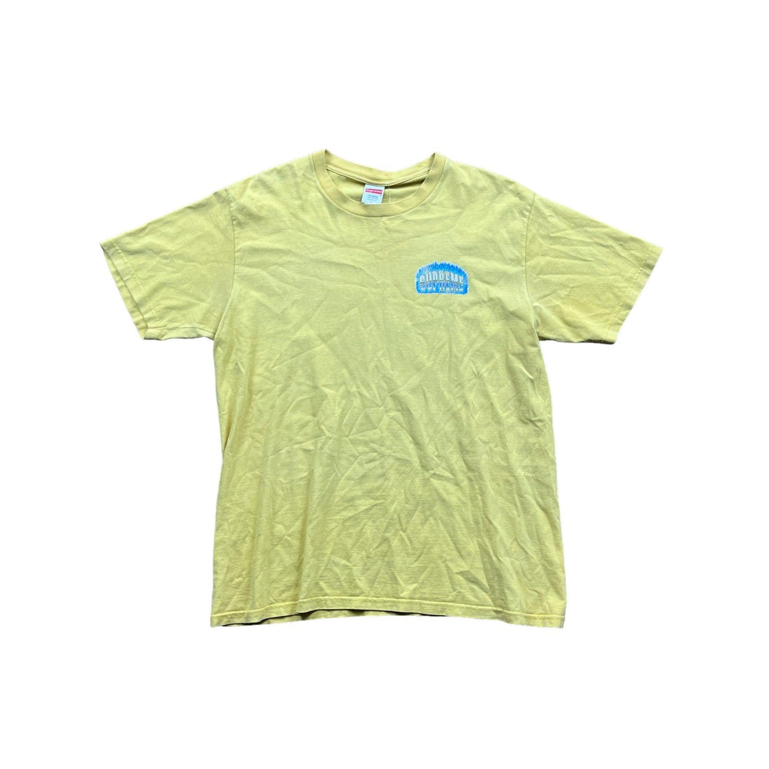 Yellow Supreme Tee - Large - The Streetwear Studio