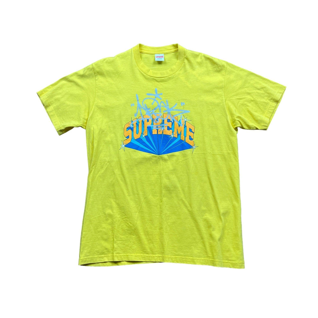 Yellow Supreme Ultra Fresh Tee - Large - The Streetwear Studio