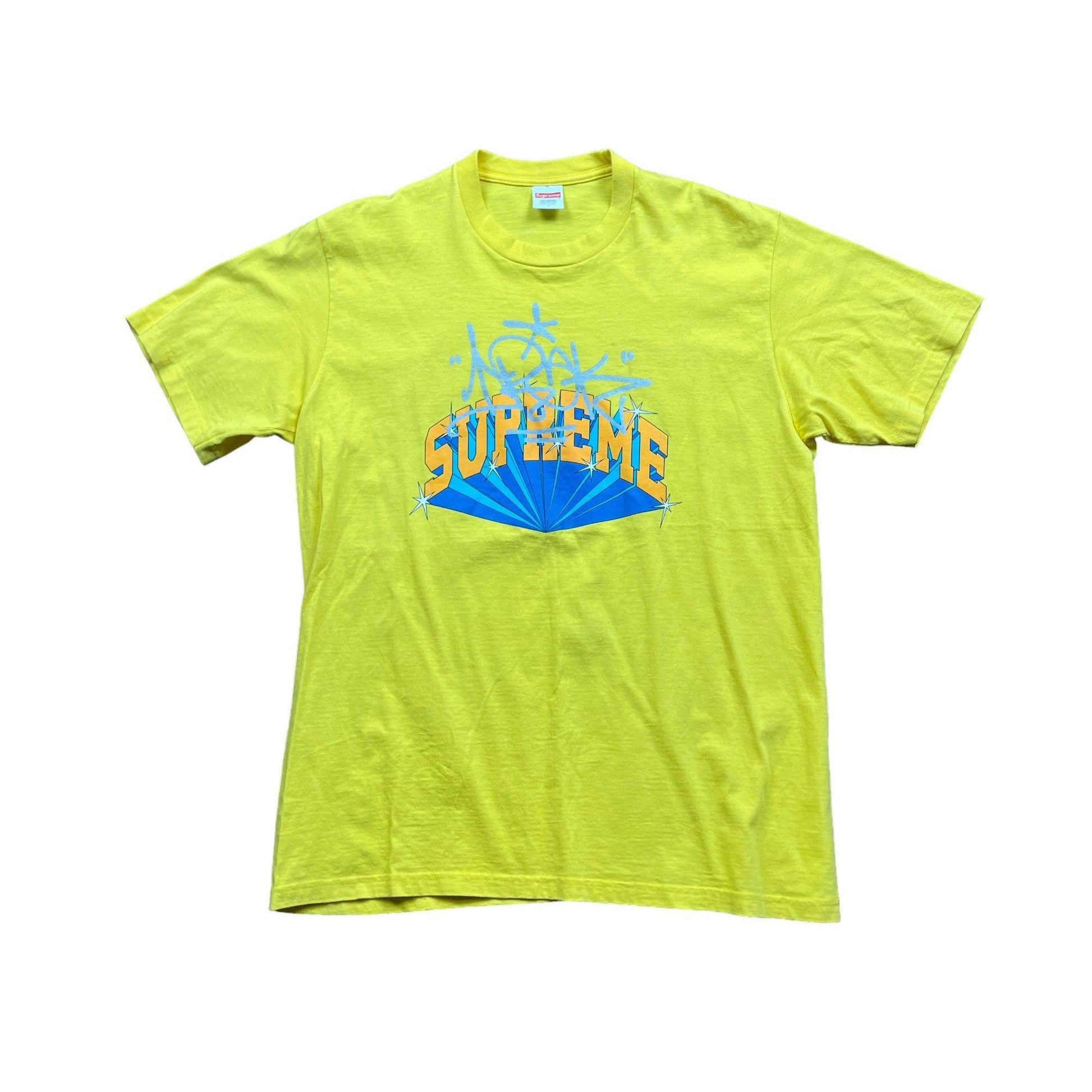 Yellow Supreme Ultra Fresh Tee - Large - The Streetwear Studio