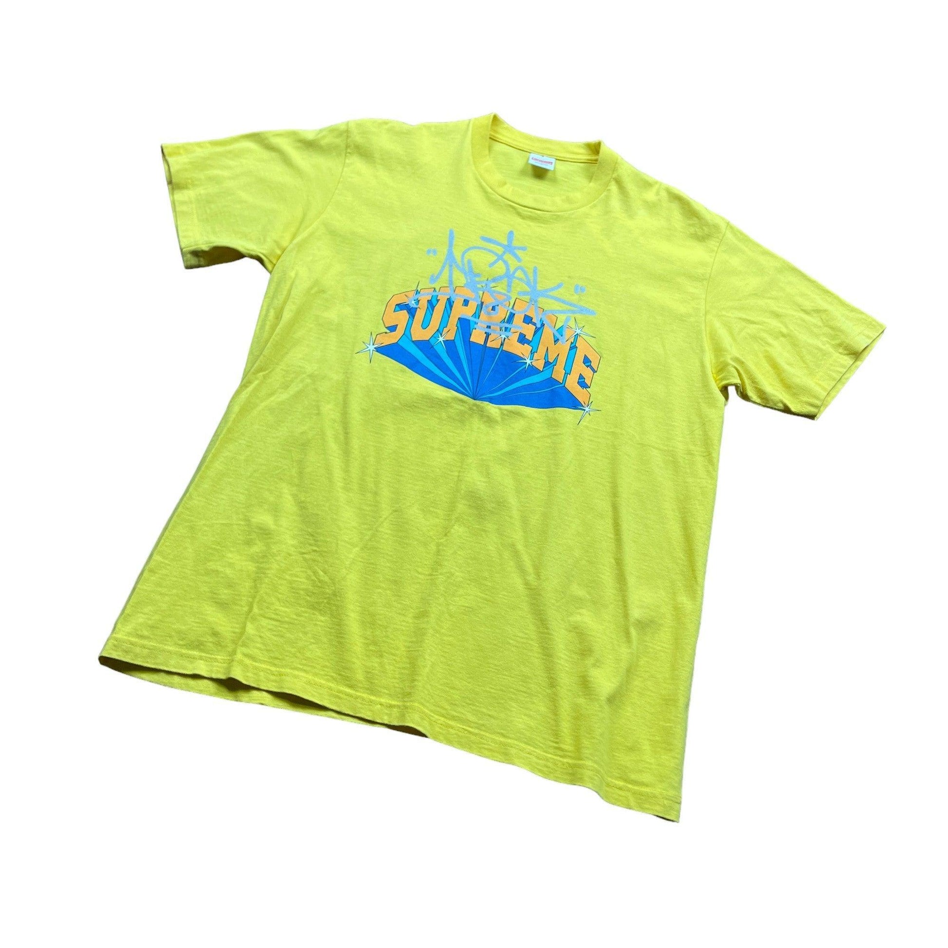 Yellow Supreme Ultra Fresh Tee - Large - The Streetwear Studio
