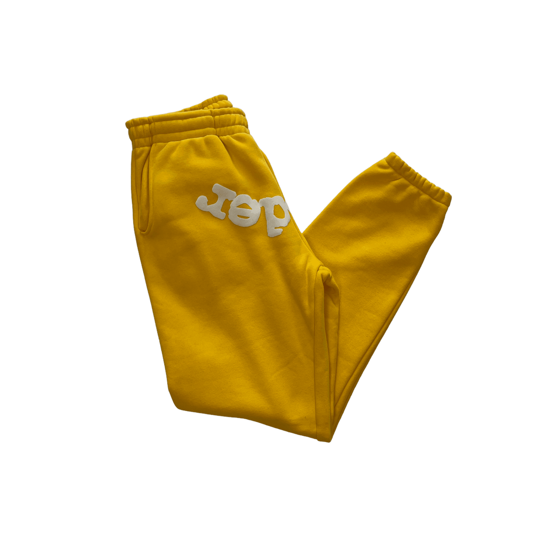 Yellow Young Thug Spider Joggers - Large - The Streetwear Studio