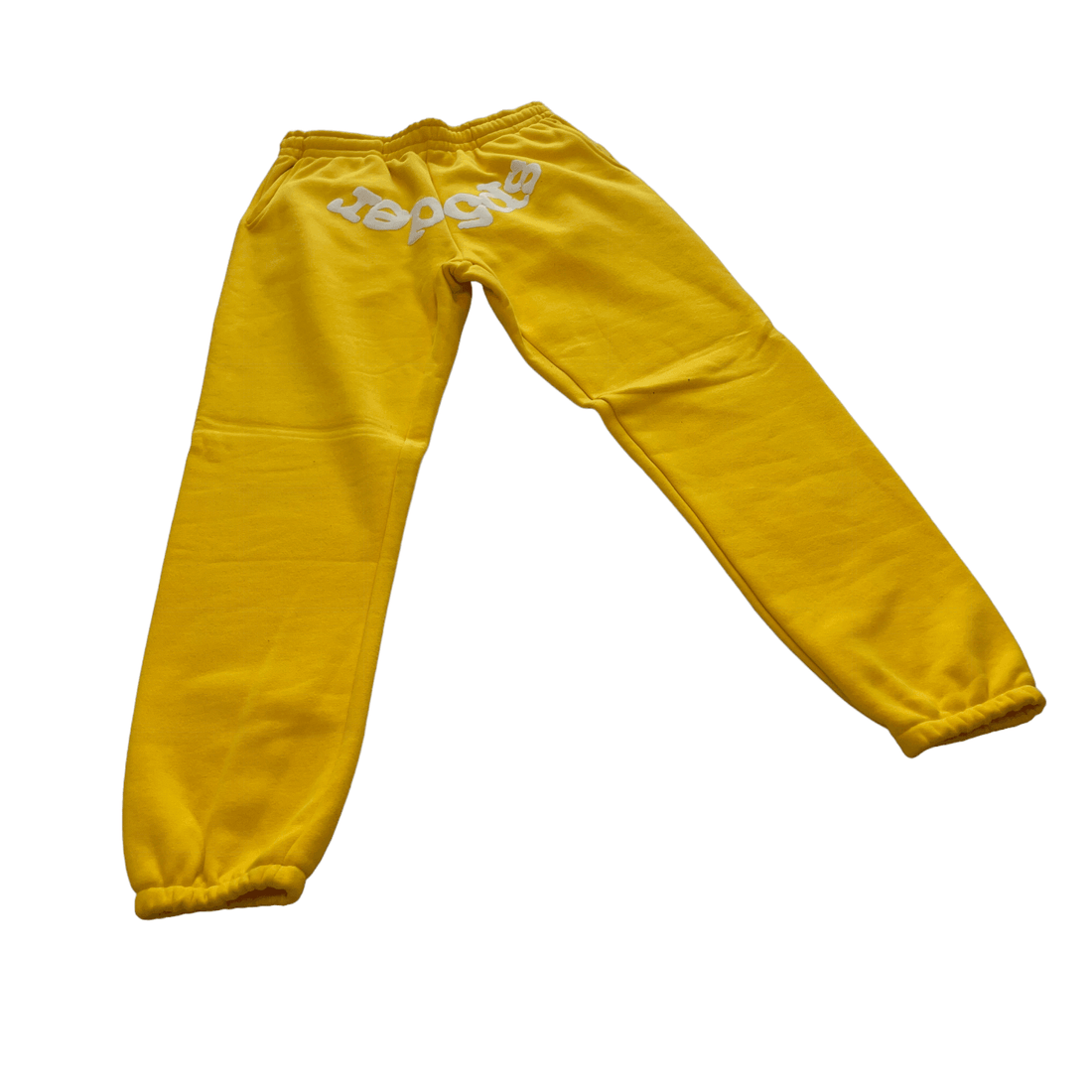 Yellow Young Thug Spider Joggers - Large - The Streetwear Studio